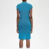 Robe chemise tricotée pour femme