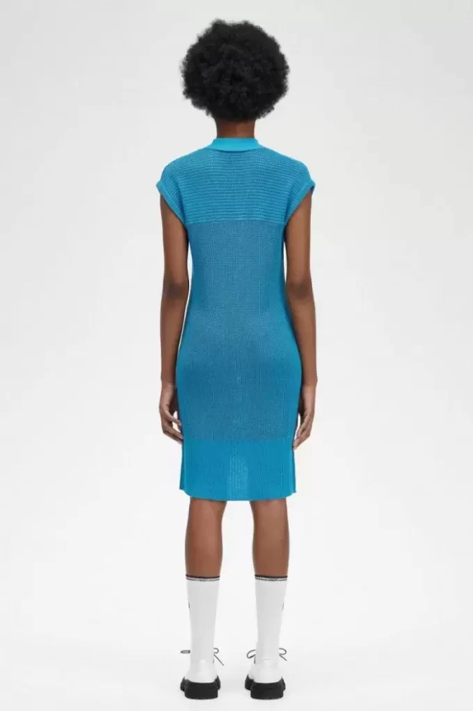 Robe chemise tricotée pour femme