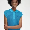 Robe chemise tricotée pour femme