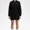 Robe combishort zippée pour femme