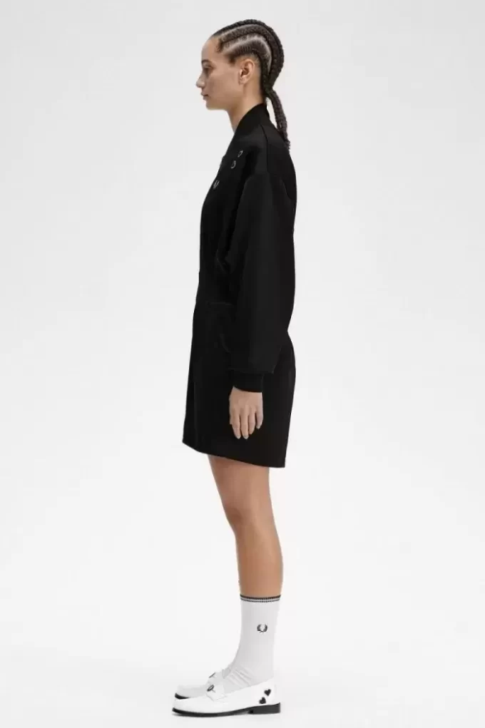 Robe combishort zippée pour femme