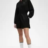 Robe combishort zippée pour femme