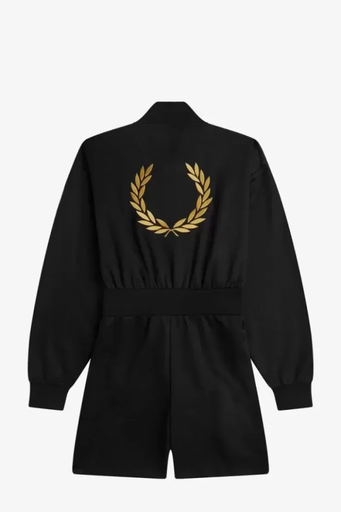 Robe combishort zippée pour femme