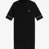 Robe en maille côtelée