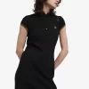 Robe en maille métallisée pour femme
