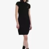 Robe en maille métallisée pour femme