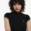 Robe en maille métallisée pour femme