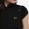 Robe en maille métallisée pour femme