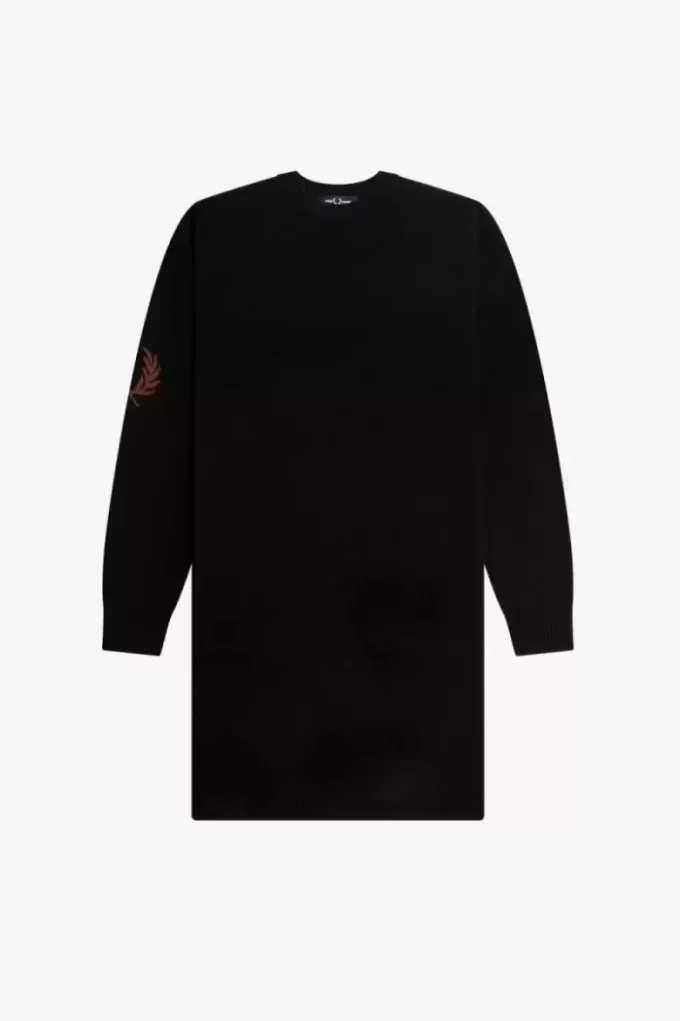 Robe en tricot pour femme avec couronne de laurier