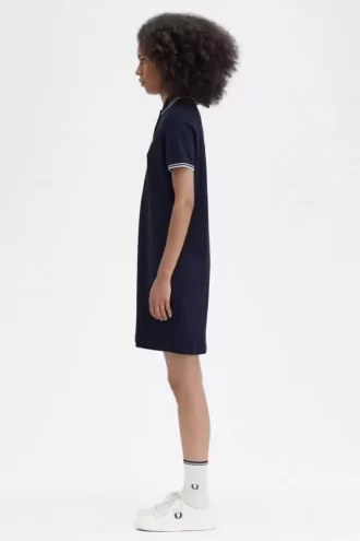 Robe femme à double liseré