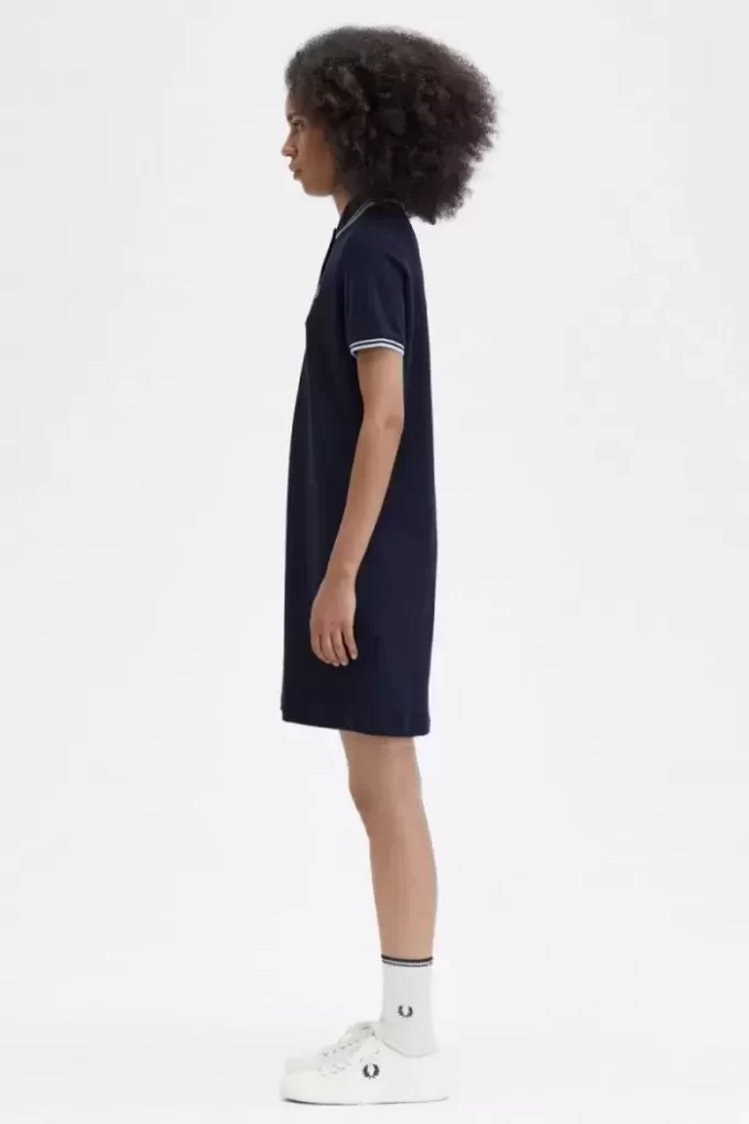 Robe femme à double liseré