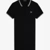 Robe femme à double liseré