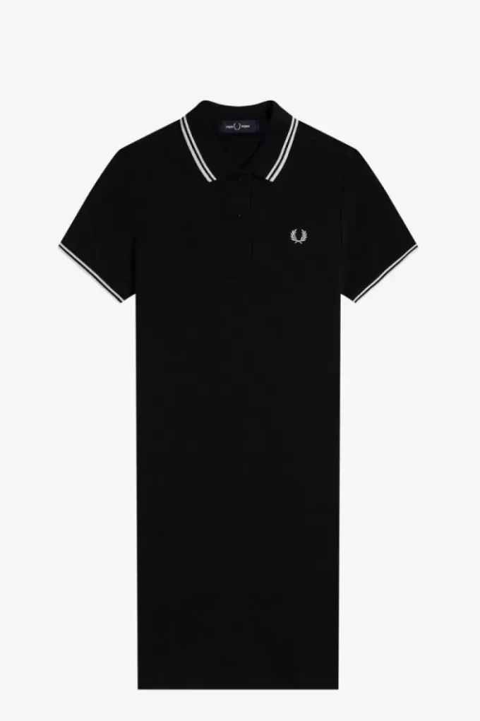 Robe femme à double liseré