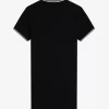 Robe femme à double liseré