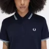 Robe femme à double liseré