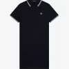 Robe femme à double liseré