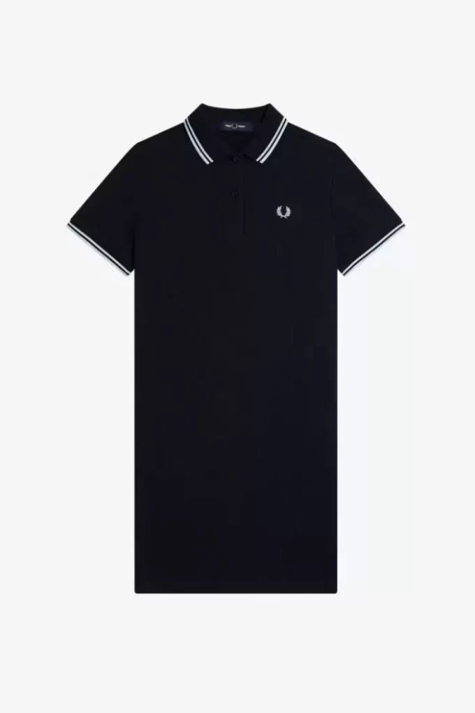 Robe femme à double liseré