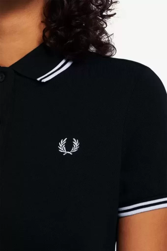 Robe femme à double liseré