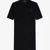 Robe femme en chenille côtelée