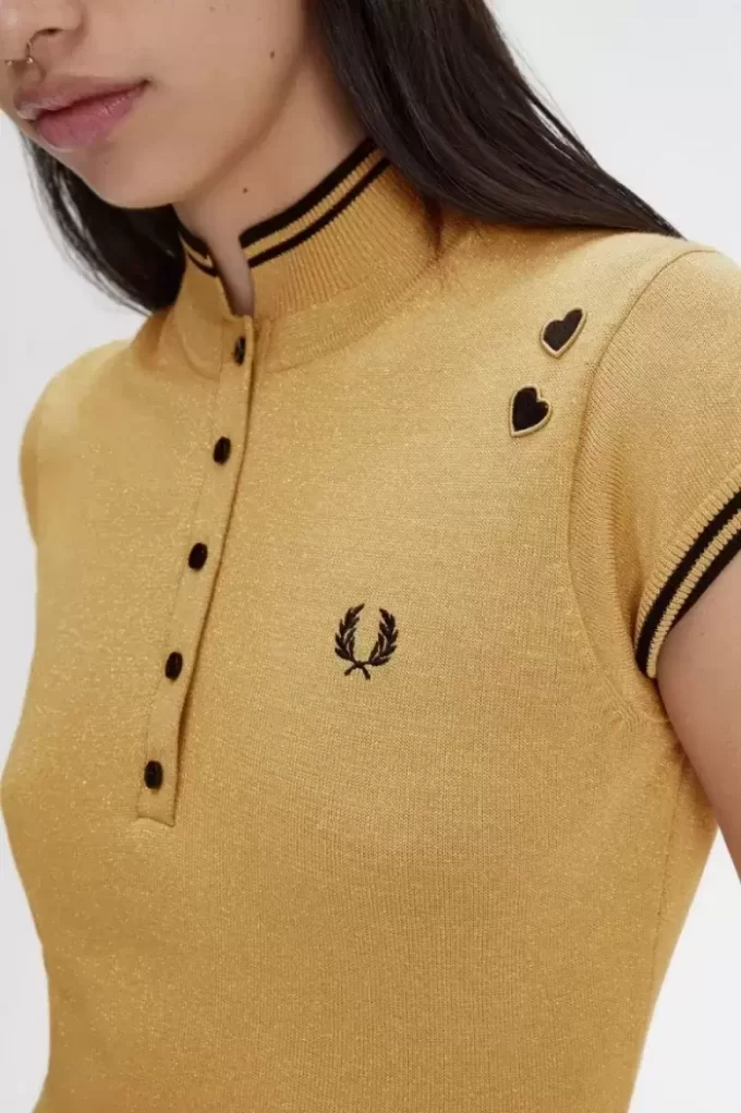 Robe femme en maille métallisée 1964