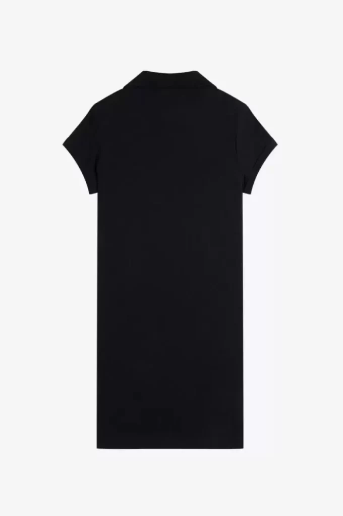 Robe femme en piqué brodé