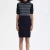 Robe femme en tricot jacquard