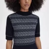 Robe femme en tricot jacquard