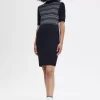 Robe femme en tricot jacquard