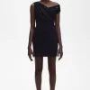Robe à épaules dénudées pour femme
