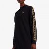 Robe sweat-shirt à bandes