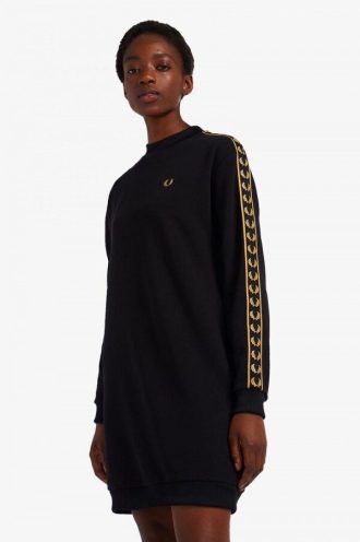 Robe sweat-shirt à bandes