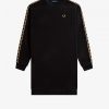 Robe sweat-shirt à bandes