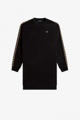 Robe sweat-shirt à bandes