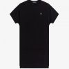 Robe t-shirt carrée en piqué