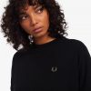Robe t-shirt carrée en piqué