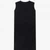 Robe t-shirt sans manches à bords contrastants