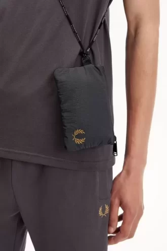 Sacs pour hommes avec cordon en nylon froissé