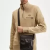 Sacs pour hommes en cuir et nylon croisé