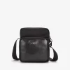 Sacs pour hommes en cuir et nylon croisé