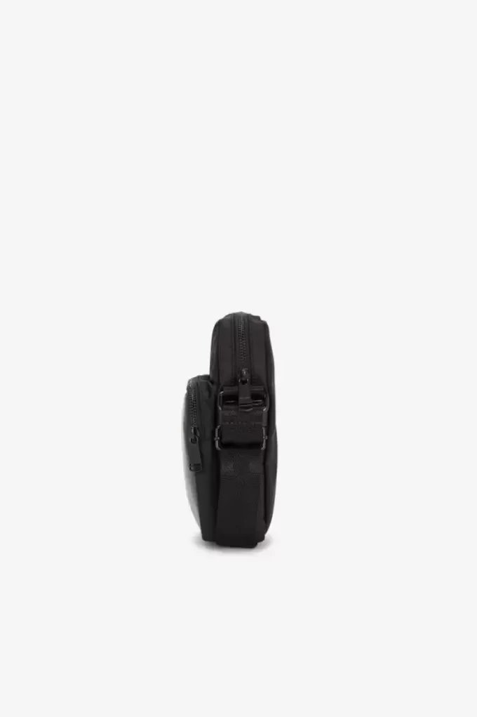 Sacs pour hommes en cuir et nylon croisé