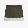 Short de bain à blocs de couleurs