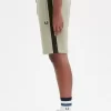 Short en molleton à bande gaufrée pour homme