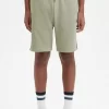 Short en molleton à bande gaufrée pour homme