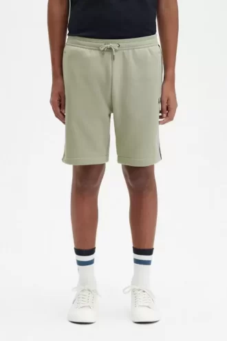 Short en molleton à bande gaufrée pour homme