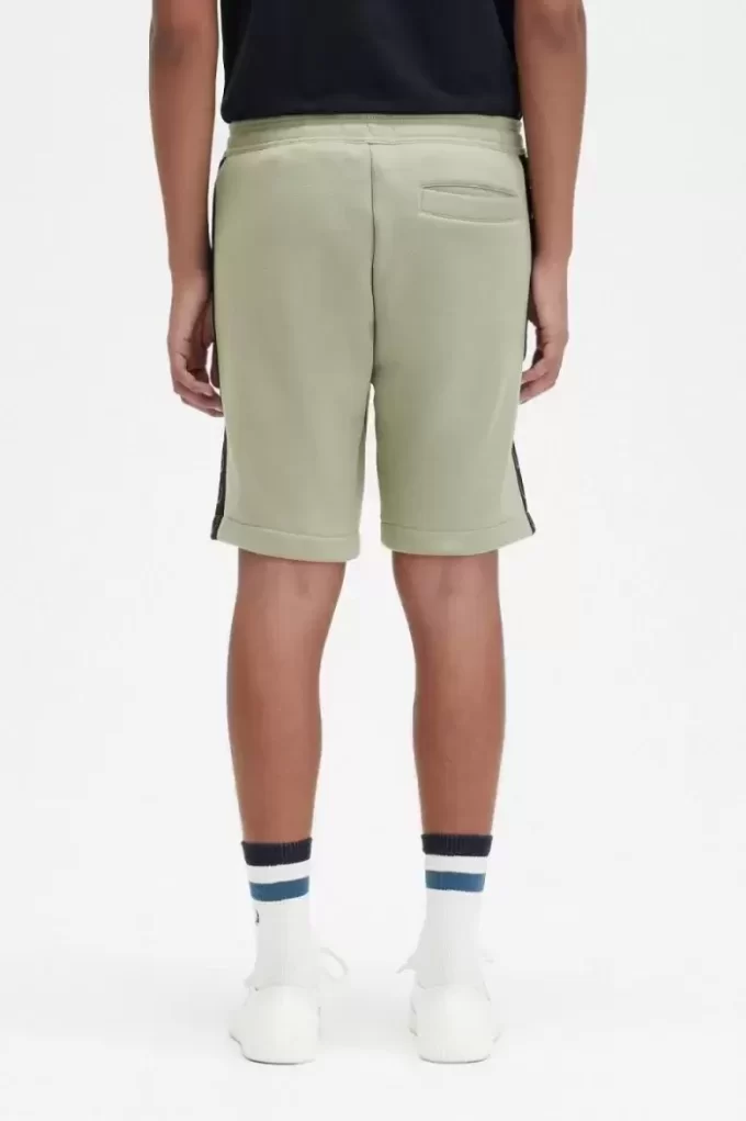 Short en molleton à bande gaufrée pour homme