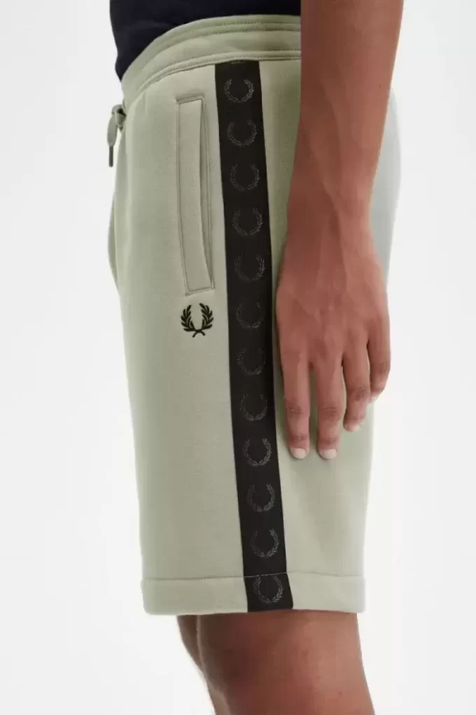 Short en molleton à bande gaufrée pour homme