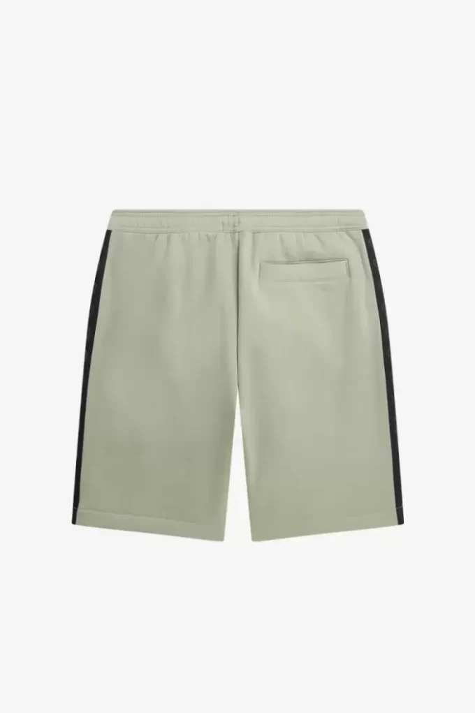 Short en molleton à bande gaufrée pour homme
