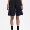 Short plissé pour femme