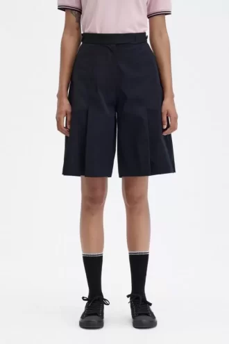 Short plissé pour femme