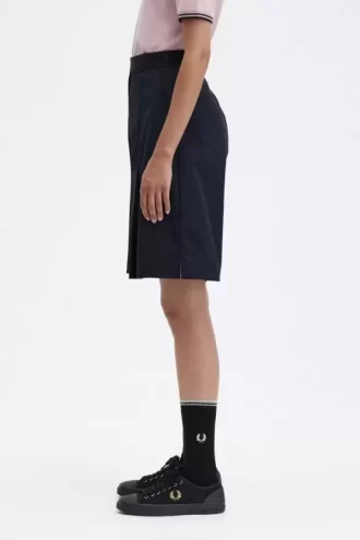 Short plissé pour femme